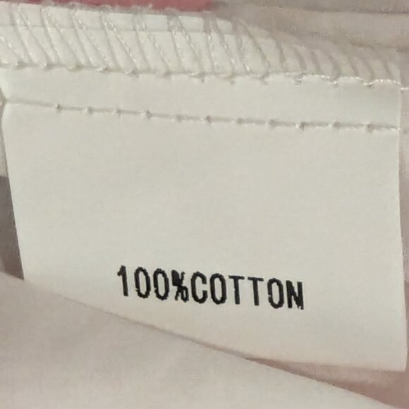 NWT Petal & Pup Cotton Polka Dot White and Pink Round Neck Cropped Top, size 6 - Picture 6 of 7